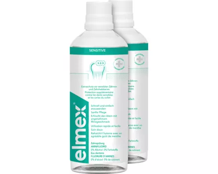 Elmex Zahnspülung Sensitive 2 x 400 ml