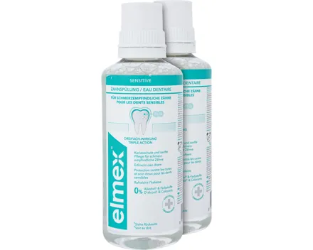 Elmex Zahnspülung Sensitive 2 x 400 ml