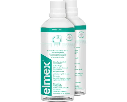 Elmex Zahnspülung Sensitive 2 x 400 ml