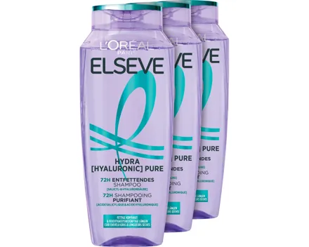 Elseve Shampoo Hyaluron Pure 3 x 250 ml