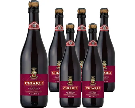 Emilia - Romagna Cleto Chiarli Lambrusco Salamino Santa Croce Secco 6x 75cl – Rotwein, Italien (0.75l)