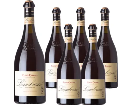 Emilia - Romagna Cleto Chiarli Lambrusco Salamino Santa Croce Secco 6x 75cl – Rotwein, Italien (0.75l)