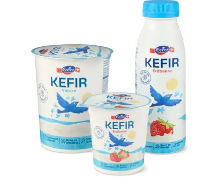 Emmi Kefir-Joghurts und -Drinks