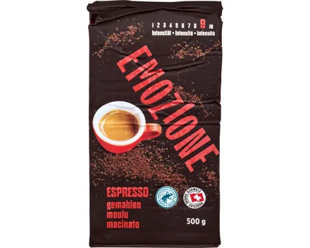 Emozione Espresso gemahlen
