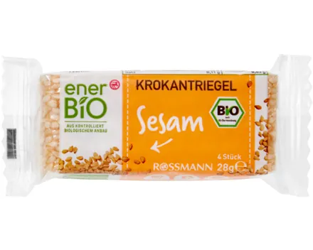 EnerBiO Krokantriegel Sesam
