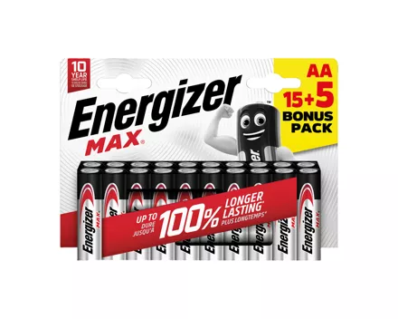 Energizer Batterie Max AAA / AA