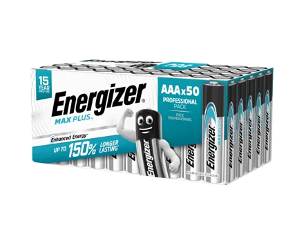 Energizer Batterie Max Plus AAA 50 Stück