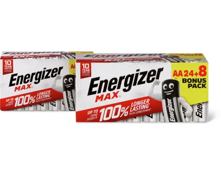Energizer Max Batterien AA oder AAA