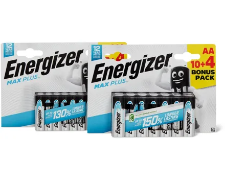 Energizer Max Plus Batterien AA oder AAA