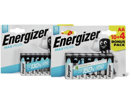Energizer Max Plus Batterien AA oder AAA