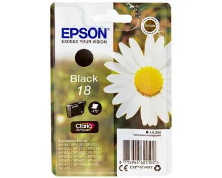 Epson Tintenpatrone black T180140