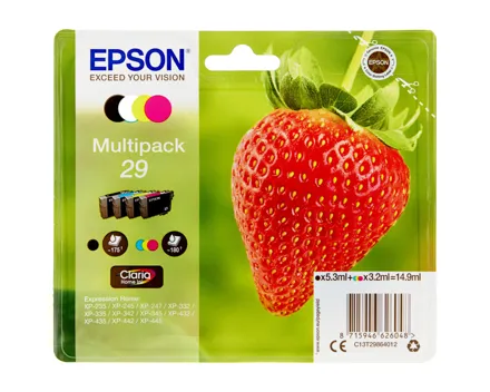 Epson Tintenpatrone color T29864012 Multipack