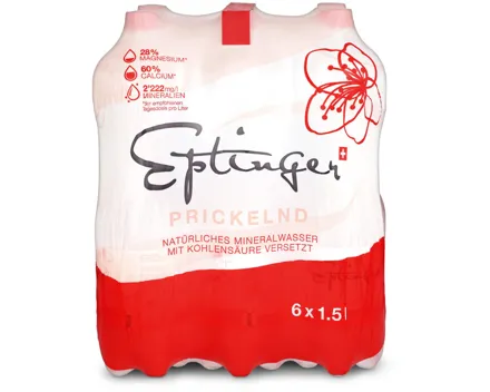 Eptinger Mineralwasser mit Kohlensäure 6x1,5l