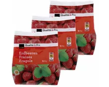 Erdbeeren 3x 500g