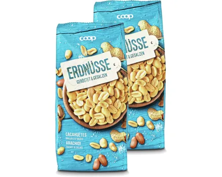Erdnüsse geröstet & gesalzen 2x500g