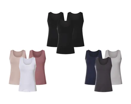 Esmara Achselhemden, 3er-Set