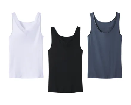 Esmara Feinripp-Achselhemd