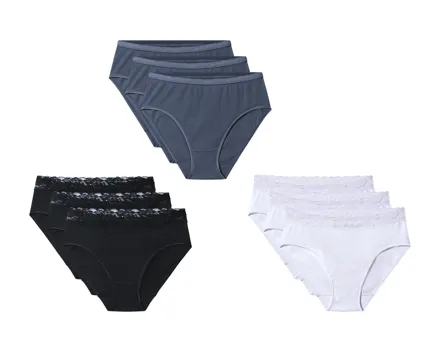 Esmara Feinripp-Slips, 3er-Set