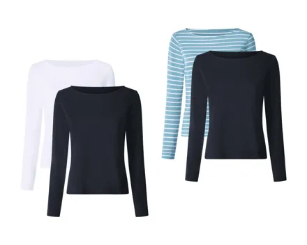 ESMARA Langarmshirts, 2er-Set