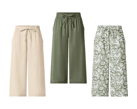 ESMARA Premium-Culotte mit Leinen