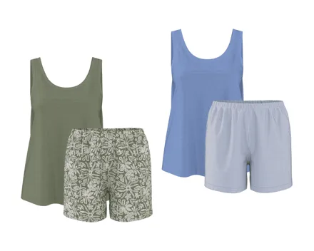 ESMARA Premium-Pyjama mit Leinen, 2-tlg.