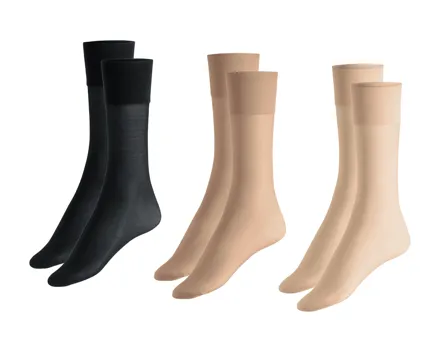 Esmara Premium-Stützkniestrümpfe, 2er-Set