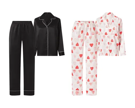 Esmara Satin-Pyjama, 2-tlg.