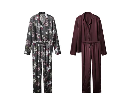 Esmara Satin-Pyjama, 2-tlg.