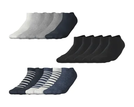 ESMARA/ESMARA MEN Sneakersocken, 5er-Set