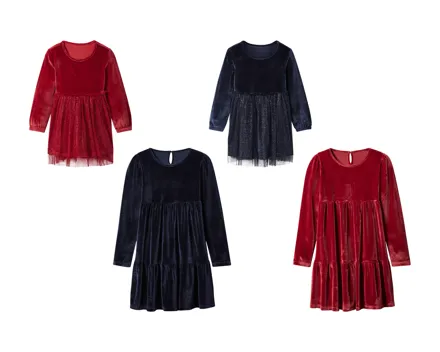 Esmara/lupilu® Velourskleid