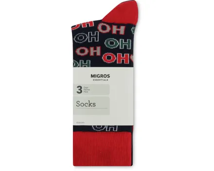 Essentials Christmas-Socken für Damen und Herren