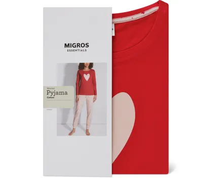 Essentials Damen-Pyjama