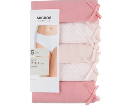 Essentials Damen-Slip Midi