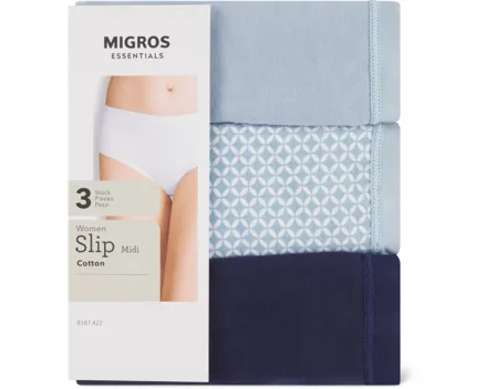 Essentials Damen-Slip Midi