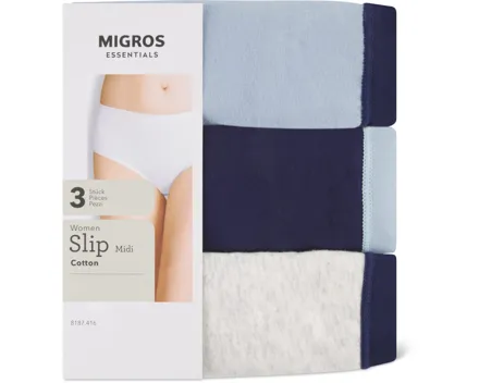Essentials Damen-Slip Midi