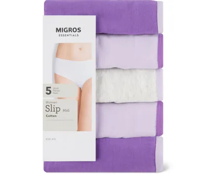 Essentials Damen-Slip Midi