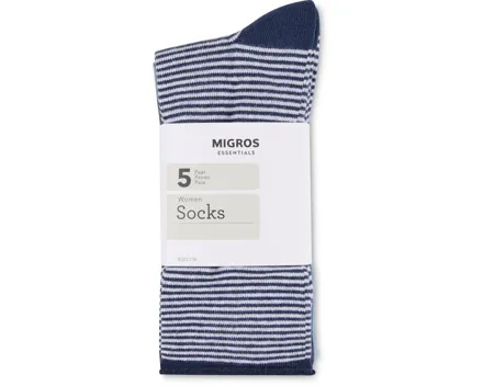 Essentials Damen-Socken, 5er-Pack