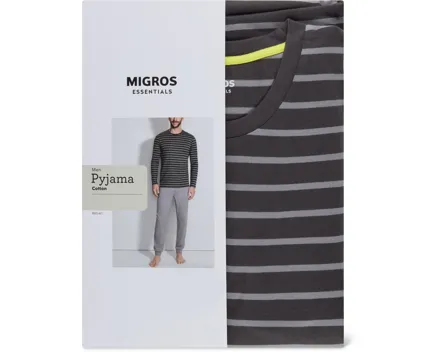 Essentials Herren-Pyjama