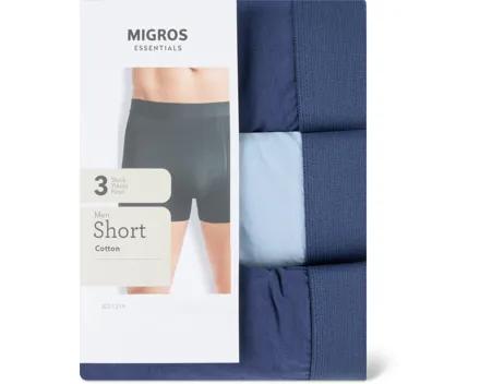 Essentials Herren-Short, 3er-Pack