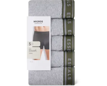 Essentials Herren-Short, 5er-Pack