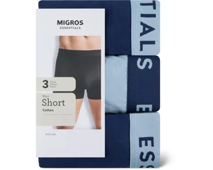 Essentials Herren-Shorts, 3er-Pack
