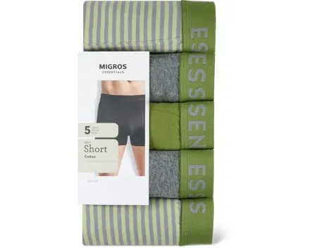 Essentials Herren-Shorts, 5er-Pack
