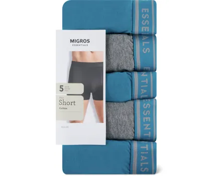 Essentials Herren-Shorts, 5er-Pack