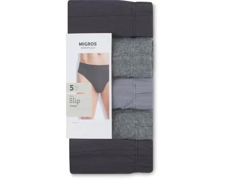 Essentials Herren-Slip, 5er-Pack