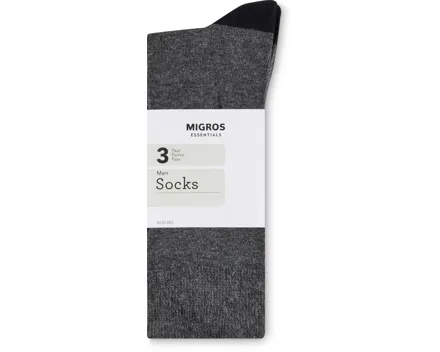 Essentials Herren-Socken, 3er-Pack