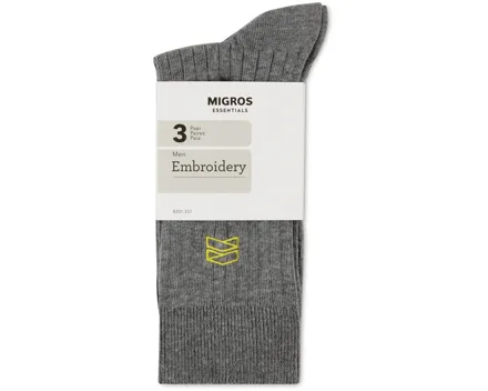 Essentials Herren-Socken, 3er-Pack