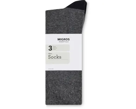 Essentials Herren-Socken, 3er-Pack