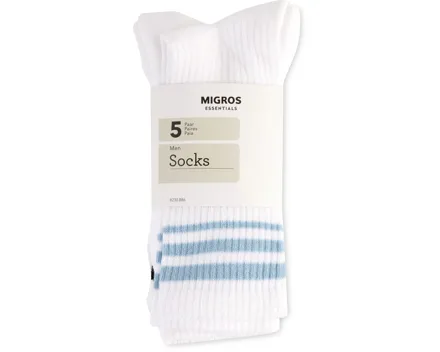 Essentials Herren-Socken, 5er-Pack