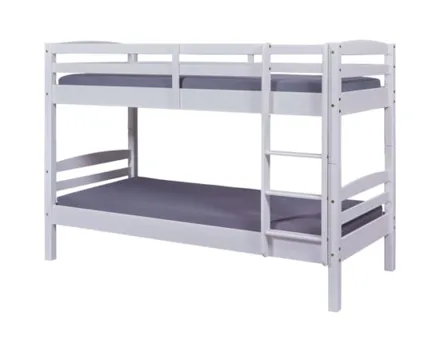 Etagenbett Amelia Kiefer massiv weiss 2 x 90 x 200 cm