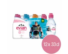 Evian Junior Mineralwasser ohne Kohlensäure 12x33cl